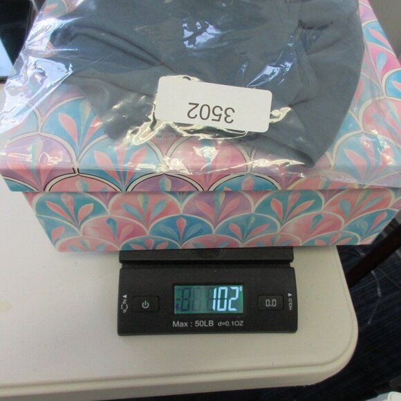 Club Monaco Silk Blouse Top Women Medium M Blue Short Sleeve Pullover Casual 102 - Picture 8 of 8